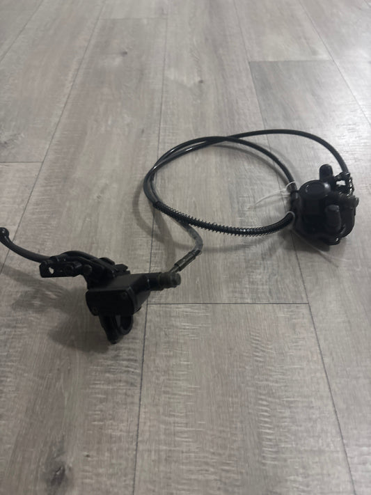 Upgraded rear Tuttio moto brakes